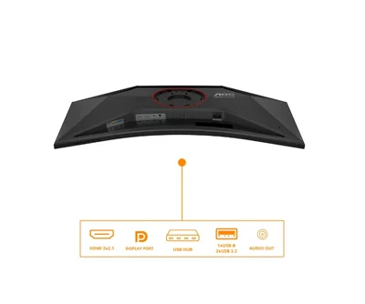 Монитор AOC – CU34G4Z, 34", 3440x1440, 240Hz, VA, Curved