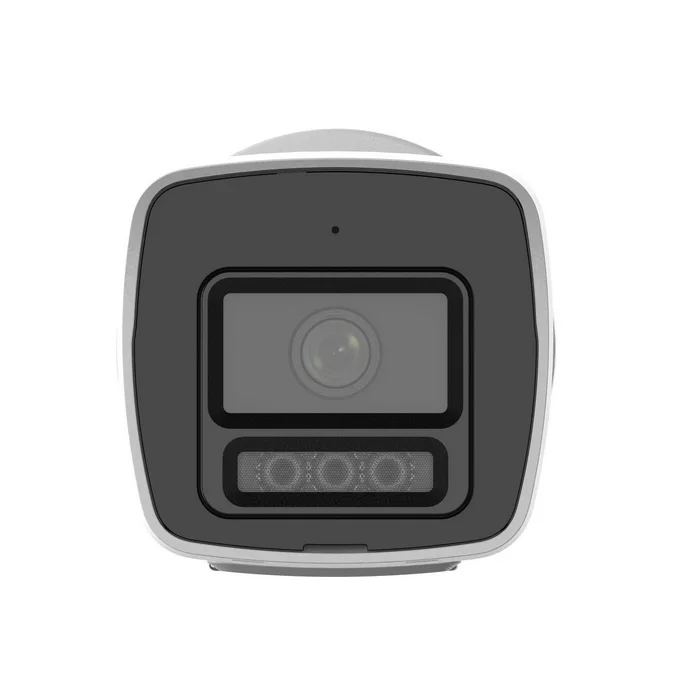 HikVision 2 MP ColorVu Fixed Bullet Network Camera with Smart Hybrid Light, 4 mm/F1.0, IR LED up to 30m, DWDR, 3D DNR, H.265+, IP67, Built-in microphone, 12Vdc/PoE 5.4W