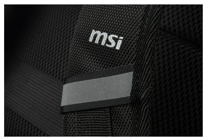 MSI Titan Gaming Backpack, Water resistant  IPX-2, Padded mesh back panel, All laptop up to 18", 51 x 34 x 9cm