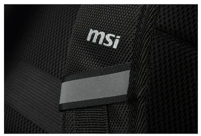 MSI Titan Gaming Backpack, Water resistant  IPX-2, Padded mesh back panel, All laptop up to 18", 51 x 34 x 9cm