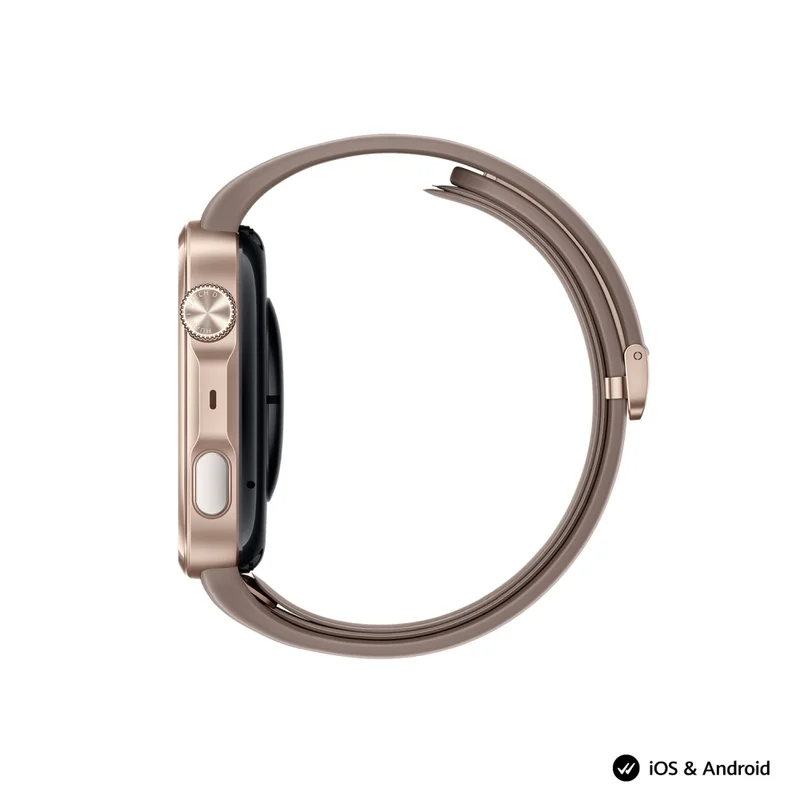 Смарт часовник HUAWEI – Watch D3 Riva-B19, 1.92" AMOLED LTPO, Gold, HarmonyOS, 540 mAh, (с Huawei FreeBuds 7i Conch-T010 White)