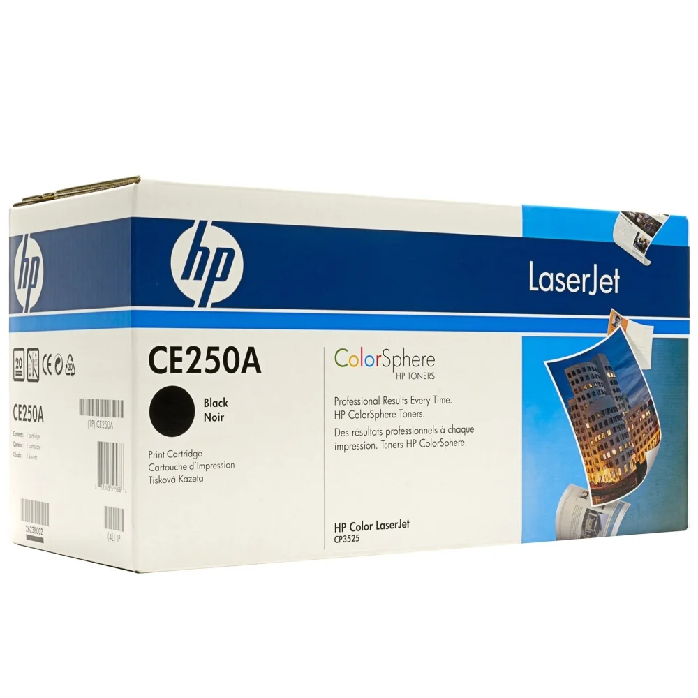 HP Color LaserJet CE250A Black Print Cartridge