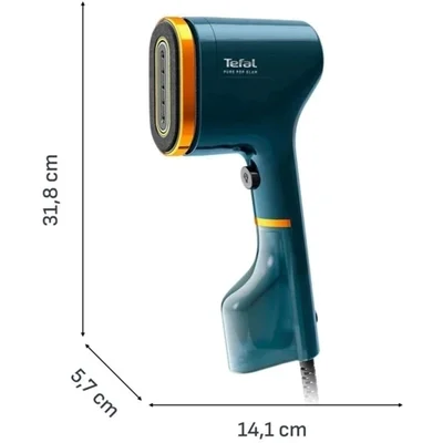Парна четка Tefal – DT2050F0 Pure Pop Glam, 1300W, 20g/min, автоматично изключване, зелена