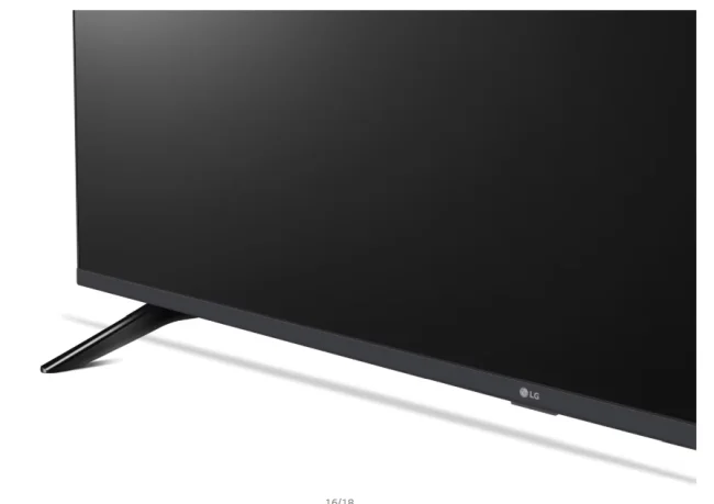 LG 43UA73003LA, 43" 4K UltraHD TV 4K (3840x2160), DVB-T2/C/S2, webOS 25 Smart, ThinQ AI, Alpha 7 AI Processor, WiFi, HDR10 pro, HLG, ALLM/HGiG, 4K Upscaling, AI Sound pro, Multiple View, HDMI eARC, LAN, USB, Bluetooth, Google Cast, 2 Pole Stand, Black