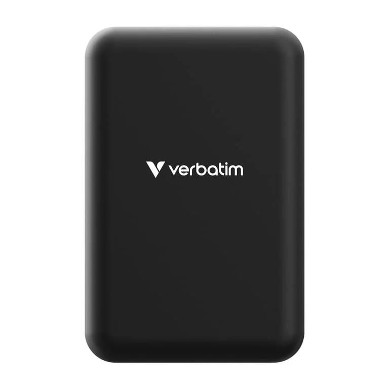 Външна батерия Verbatim Charge 'n' Go Essentials Magnetic Wireless 20000mAh Черен