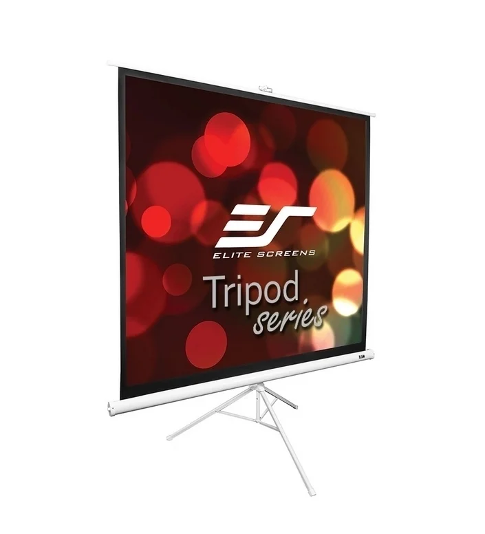 Elite Screen T119NWS1 Tripod, 119" (1:1), 213.4 x 213.4 cm, White