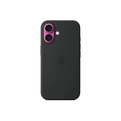Apple iPhone 16 Silicone Case with MagSafe - Black