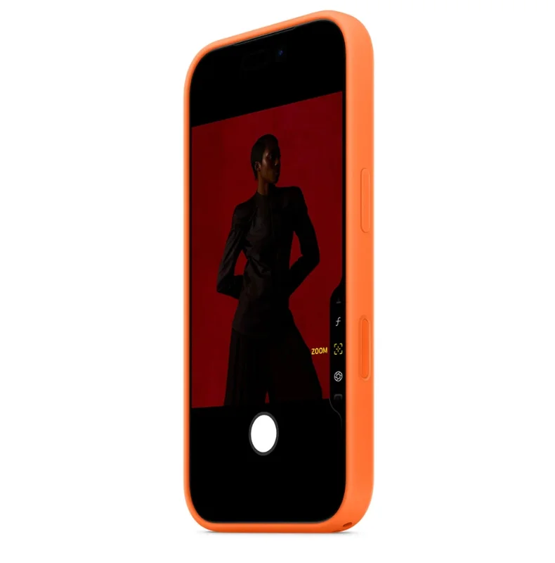 Apple iPhone 17 Pro Silicone Case with MagSafe – Orange