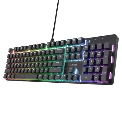 TRUST GXT 871 Zora Mechanical Gaming Keyboard - Black US