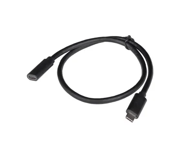 USB-C кабел Lanberg 3.1 M/F 0.5m Черен