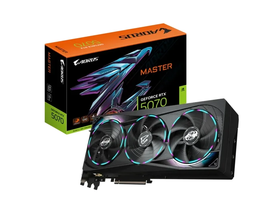 Gigabyte Aorus GeForce RTX 5070 12GB GDDR7 Master