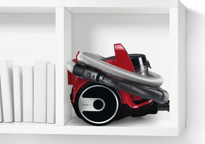 Bosch BGC05AAA2, Vacuum Cleaner, 700 W, Bagless type, 1.5 L, 78 dB(A), Energy efficiency class A, chili red/black