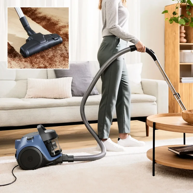 Прахосмукачка Bosch – BGC05LBU2 SER2, 700W, 1.5 l, синя/черна