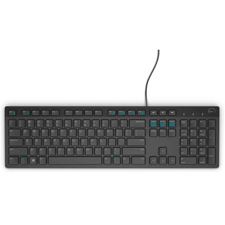Клавиатура Dell KB216 жична мултимедийна, българска, черна