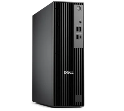 Настолен компютър DELL Pro Slim QCS1255, AMD Ryzen 7 8700G, 16GB DDR5, 512GB SSD, Integrated Graphics, Ubuntu, клавиатура и мишка, черен