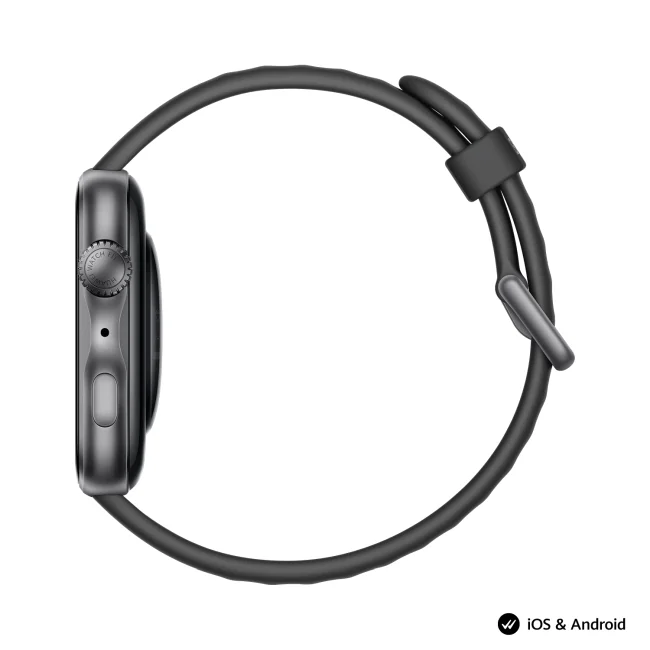 Смарт часовник Huawei Watch Fit 5 Niki-B19F, 1.82" AMOLED, HarmonyOS, черна каишка