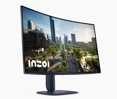 Монитор Dell Alienware AW3225DM 31.5" Curved WQHD VA 1ms 180Hz FreeSync HDR черен