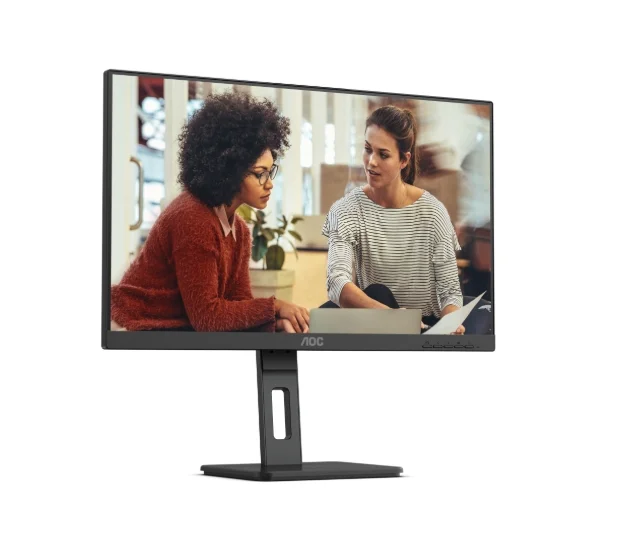 AOC 24E3QAF, 23.8" IPS WLED, 1920x1080@75Hz, 4ms GtG, 300cd m/2, 1000:1, 20M:1 DCR, Adaptive Sync, FlickerFree, Low Blue Light, 2Wx2, Tilt, Height Adjust, Pivot, Swivel, D-SUB, HDMI, DP