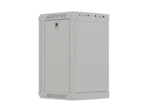 Lanberg rack cabinet 10" wall-mount 9U/300x300 (flat pack) with glass door grey