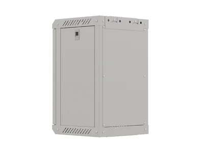 Lanberg rack cabinet 10" wall-mount 9U/300x300 (flat pack) with glass door grey