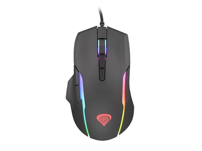 Геймърска мишка Genesis Xenon 220, 6400 dpi, оптична, RGB подсветка, 7 бутона, черна