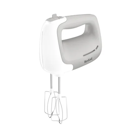 Tefal HT450B38, PrepMix 450W, 2 stainless steel whisks, 2 stainless steel dough hooks, 5 speeds + turbo