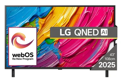 Телевизор LG 43QNED80A3A 43" 4K UHD QNED webOS 25 ThinQ