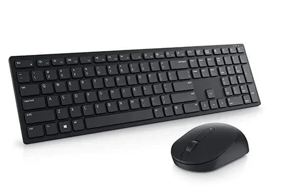Комплект безжична клавиатура и мишка Dell Pro KM5221W, български
