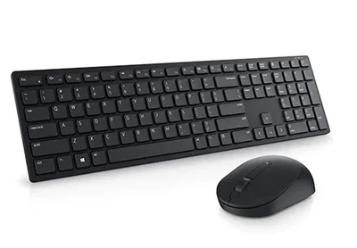 Комплект безжична клавиатура и мишка Dell Pro KM5221W, български