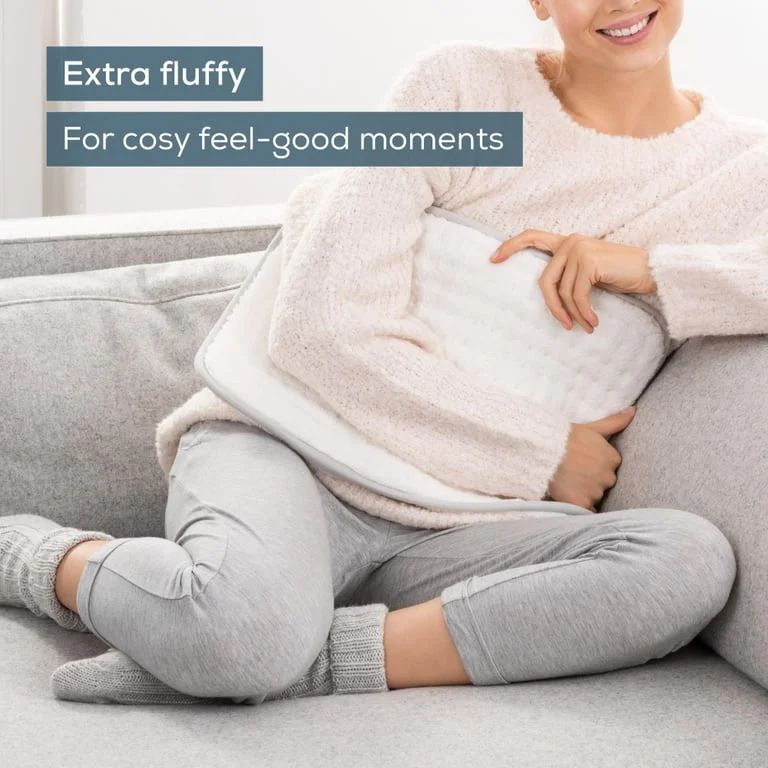 Beurer HK 43 Super Cosy heat pad with super soft surface;3 Illuminated temperature settings;Fast heating;Automatic switch off after 90 min;Cotton cover washable on 30°; BSS; 44(L)x33(W)