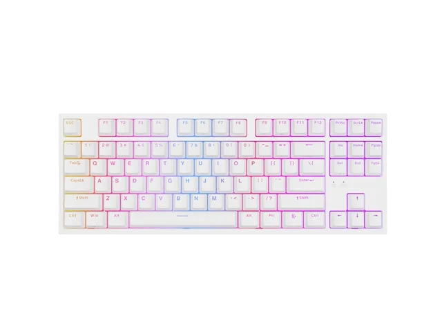 Геймърска клавиатура Genesis Thor 404 TKL White RGB Kailh Box Brown US Layout