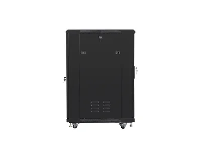 Lanberg rack cabinet 19" free-standing 22U/600x800 (flat pack) with mesh door black