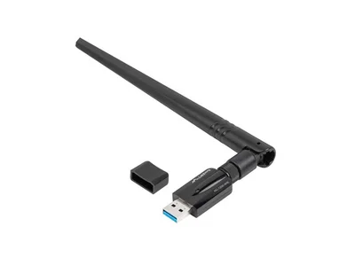 Безжичен мрежов адаптер LANBERG NC-1200-WIE AC1200 Dual Band USB