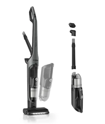 Вертикална прахосмукачка Bosch – BHH4GN28, Flexxo 2-в-1, 28V, 79 dB, с LED четка, сивa