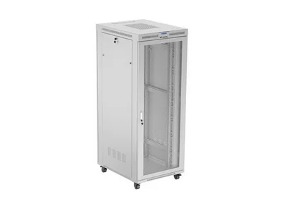 Lanberg Rack Cabinet 19" Free-Standing 42U/800X1000 (FlAT Pack) With Mesh Door LCD Grey