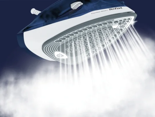 Tefal FV2838E0, Express Steam, dark blue&white, 2400W, 40g/min, shot 180g/min, AD, water tank 270 ml, Ceramic soleplate