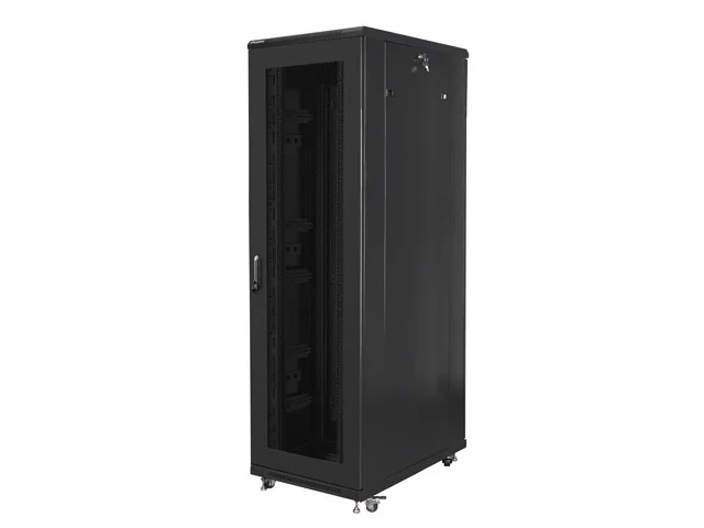 Lanberg rack cabinet 19" free-standing 42U/800x1000 (flat pack) with mesh door black