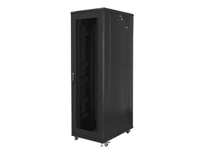 Lanberg rack cabinet 19" free-standing 42U/800x1000 (flat pack) with mesh door black