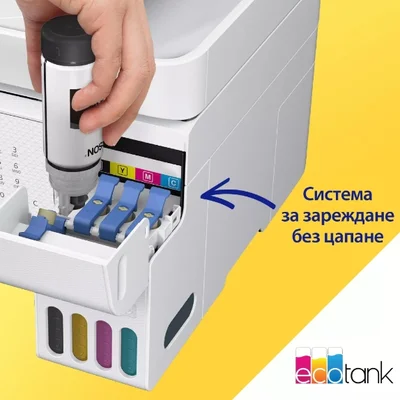 Мастилоструйно многофункционално устройство Epson EcoTank L5316 C11CJ65413, бяло