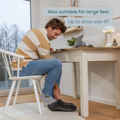 Електрическа грейка за крака Beurer – FW 30 Comfy Feet, 3 температурни степени, сива