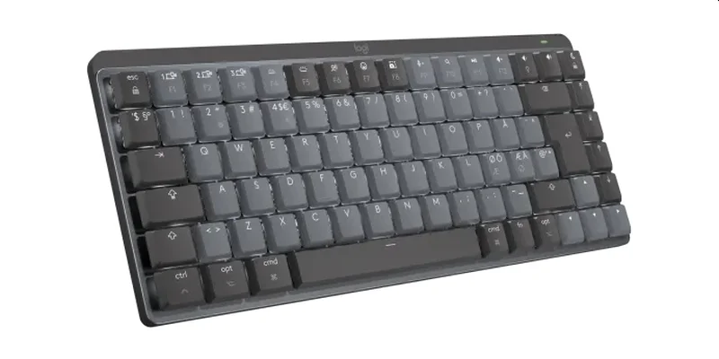 Logitech MX Mechanical Mini for Mac Minimalist Wireless Illuminated Keyboard - SPACE GREY - US INT'L - EMEA