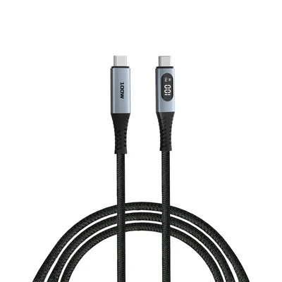 USB-C кабел Verbatim Sync & Charge 100W, 1.2 m, черен