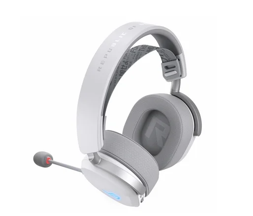Геймърски слушалки ASUS A501ROGPELTA/WHT бял, безжични, USB Type-C, с микрофон