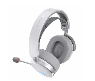 Геймърски слушалки ASUS A501ROGPELTA/WHT бял, безжични, USB Type-C, с микрофон