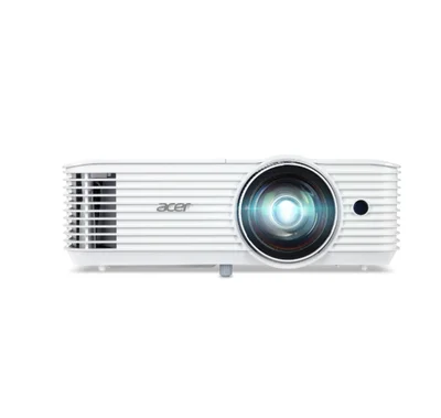 Acer Projector S1387, DLP, Short Throw, WXGA (1280x800), 4000 ANSI Lumens, 20 000:1, 1x, 3D Ready, HDMI 2x1.4, DC Out (5V/1A, USB-A), RS232, Speaker 16W, Bluelight Shield, 3.1 kg, 3Y, White