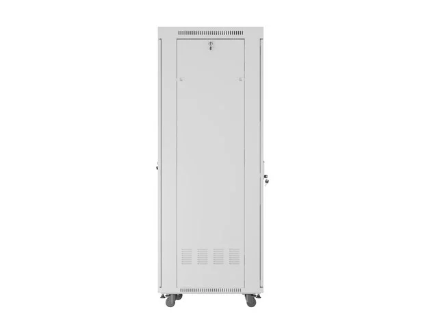 Lanberg rack cabinet 19" free-standing 42U/600x800 (flat pack) with glass door lcd grey v2