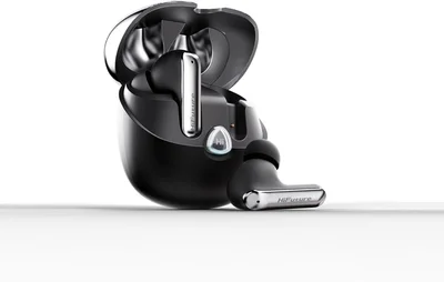 HiFuture SonicAir Black, 4MICS ENC, 35 Hours Playtime,  Wireless 5.3, 10MM Driver, Soft Bass, Comfort Fit