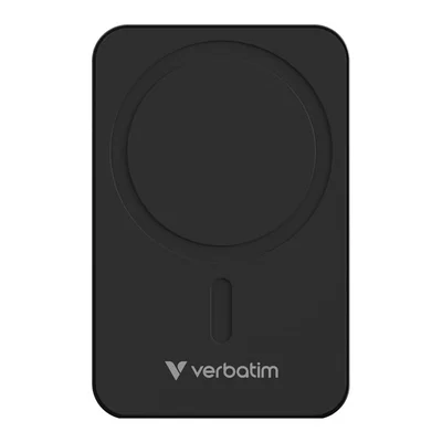Външна батерия Verbatim Charge 'n' Go Essentials Magnetic Wireless 20000mAh Черен