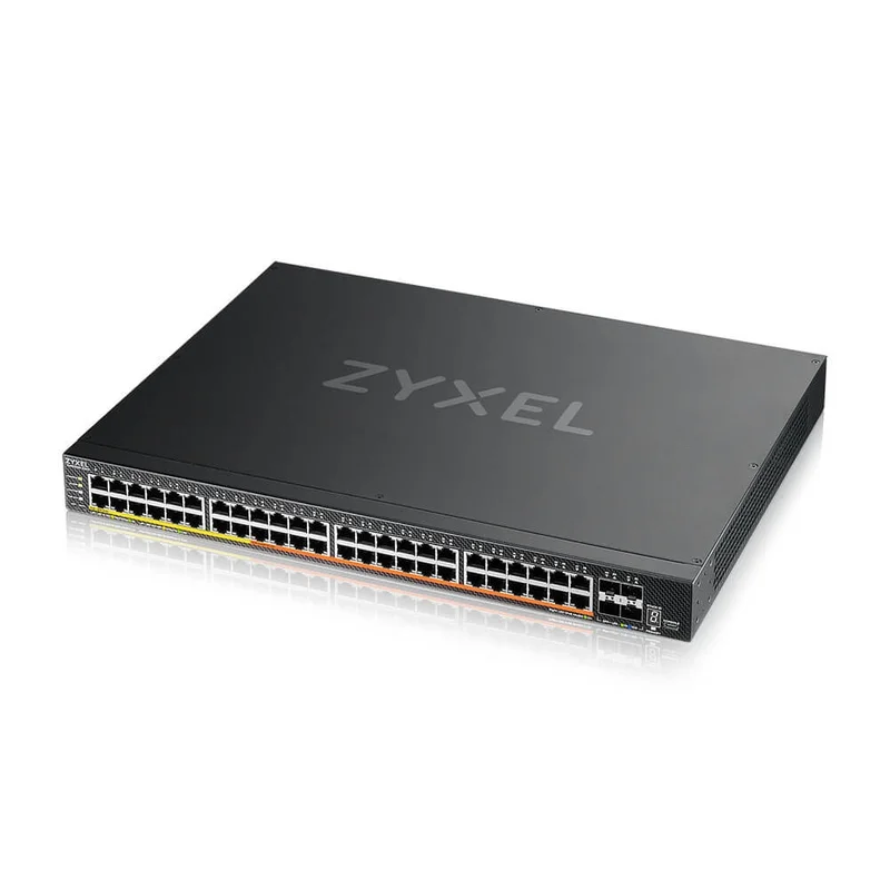 ZyXEL XMG2230-52HP, L3 Access Switch,  16x 2.5G, 32x 1G,  AC:960W PoE , DC:2400W PoE, 4 x SFP+ Uplink, incl 1 yr NebulaFlex Pro