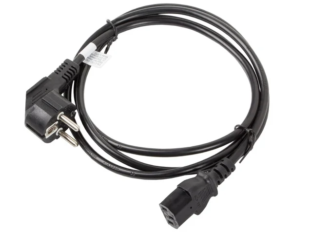 Захранващ кабел Lanberg CEE 7/7 към IEC 320 C13, 1.8m, VDE, черен